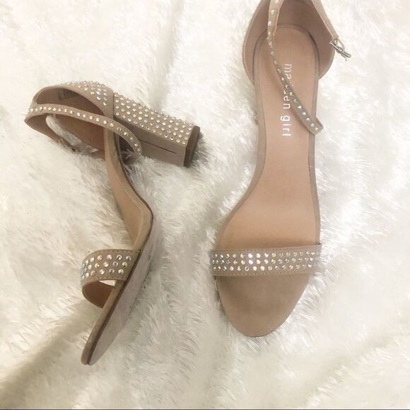 Madden Girl Beella 2 Piece Sparkling Block sandal - Picture 3 of 4